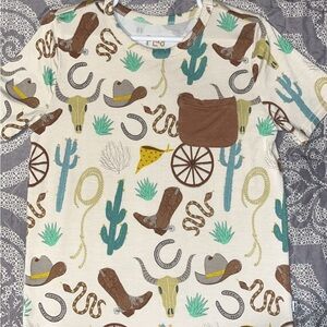 Little Sleepies Ready to Rodeo Pocket Tee